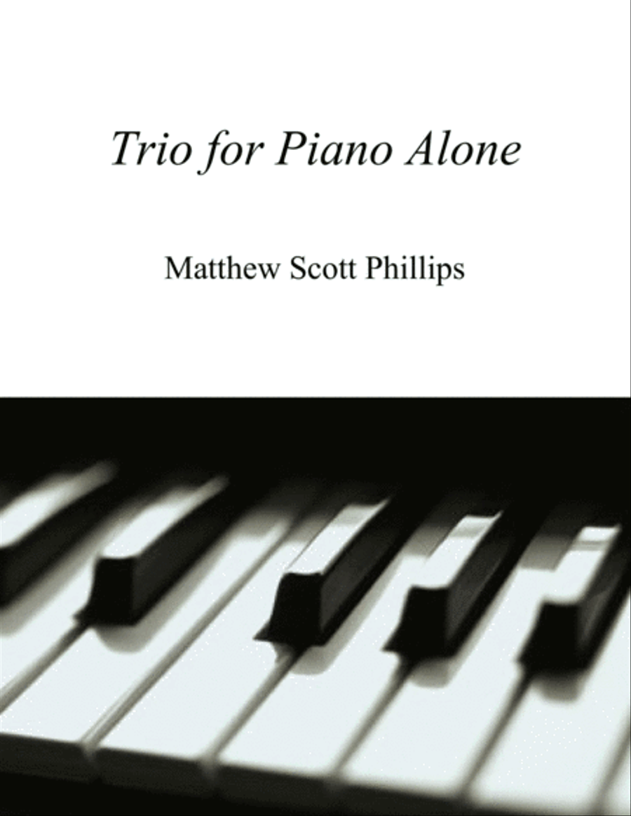 Trio for Piano Alone Piano Solo scores gallery preview page 1