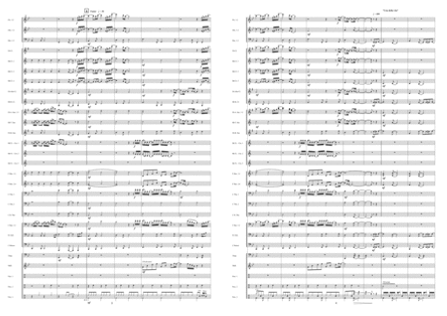 Eros Con Fuoco Eros Con Fuoco Fanfare Band scores gallery preview page 3