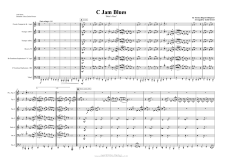 C Jam Blues for Brass Quintet image number null