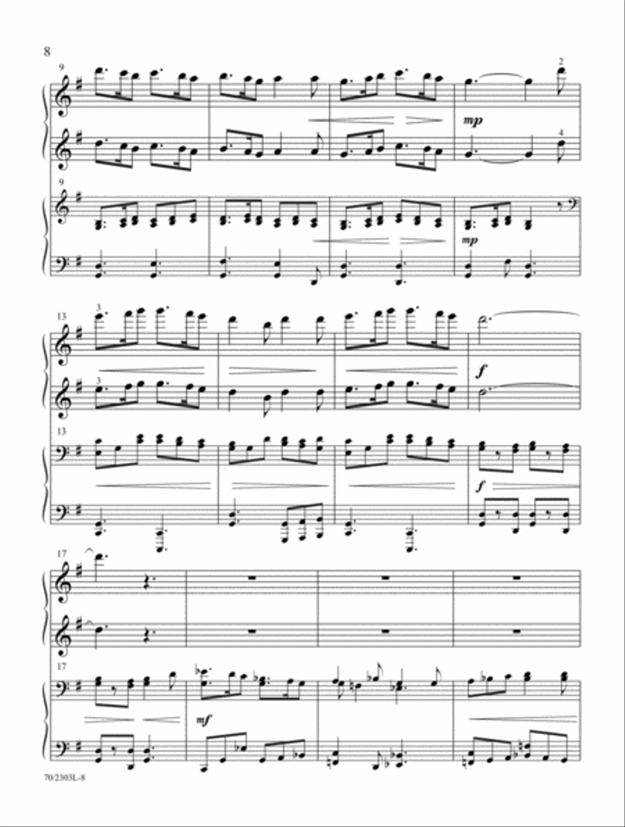 Christmas Keys for Student and Teacher Piano Method scores gallery preview page 5