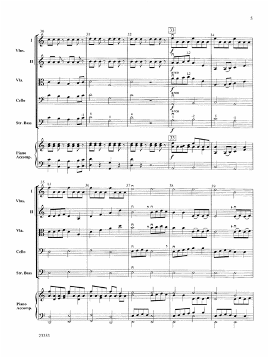 Conquistador!: Score String Orchestra scores gallery preview page 5