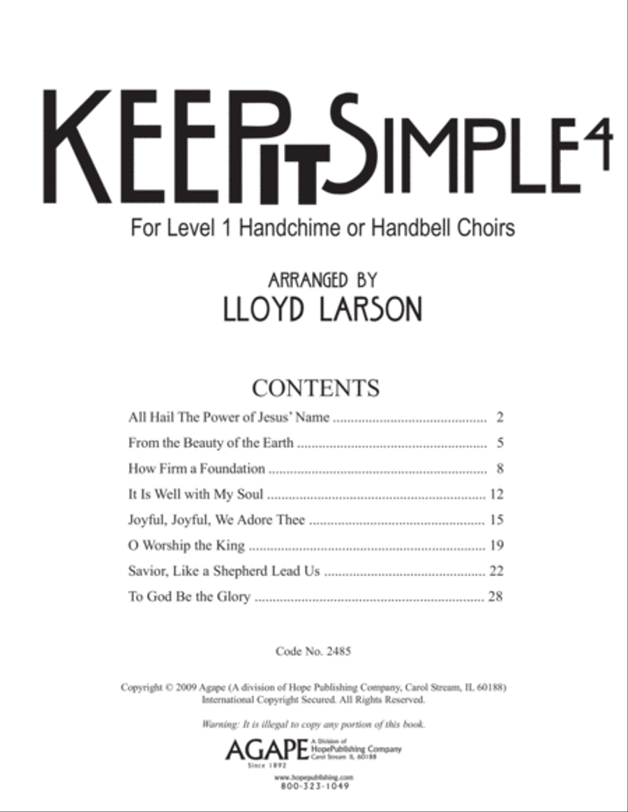 Keep It Simple 4 3-Octaves scores gallery preview page 2