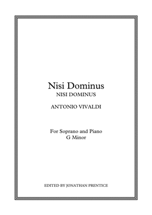 Nisi Dominus (1st Mvmt) - Nisi Dominus (G Minor)
