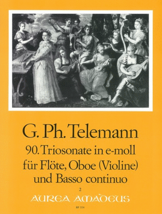Book cover for 90. Trio sonata E minor TWV 42:e2