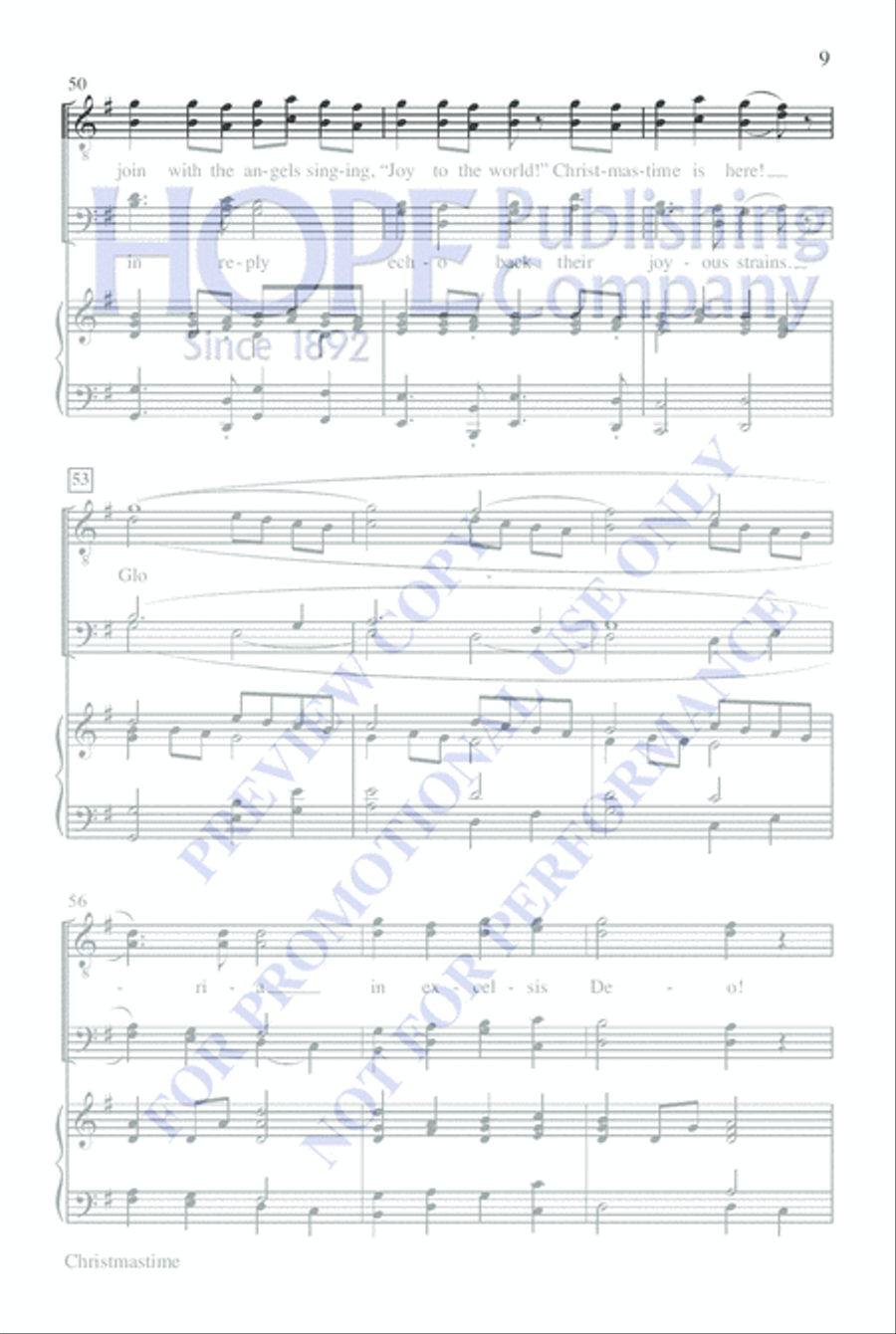 Christmastime TTBB scores gallery preview page 8