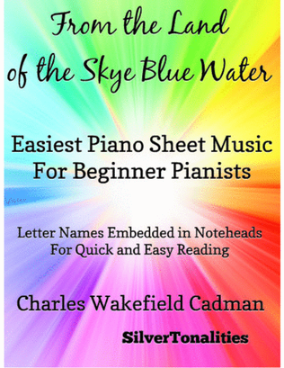 Book cover for From the Land of the Sky Blue Water Easiest Piano Sheet Music for Beginner Pianists