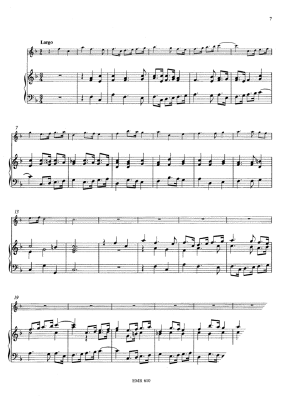 Sonate Bb Major Piccolo Trumpet scores gallery preview page 6