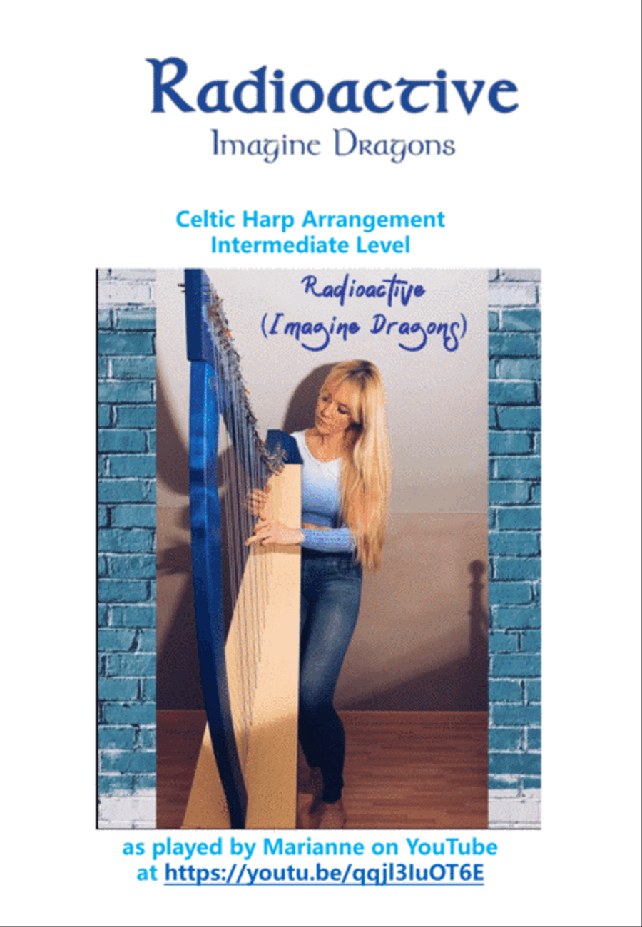 Radioactive by Imagine Dragons Harp - Digital Sheet Music