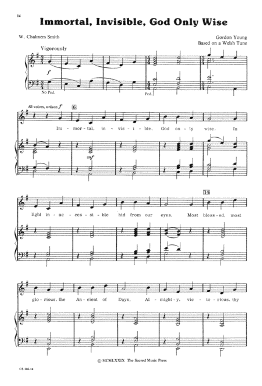 Sacred Anthem Book Sacred Anthem Book 3-Part scores gallery preview page 16