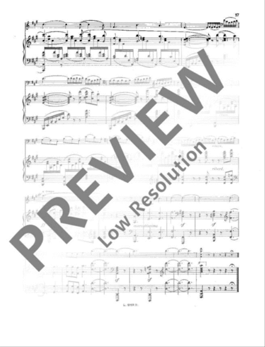 Sonate No. 2 A major Sonate No. 2 A major Piano Accompaniment scores gallery preview page 18