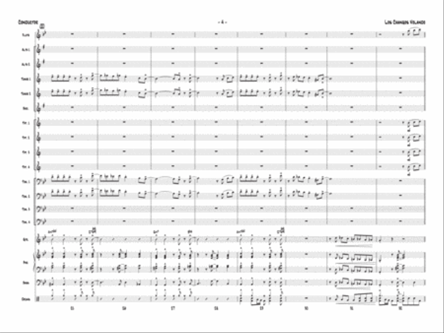 Los changos volando: Score Jazz Ensemble scores gallery preview page 6