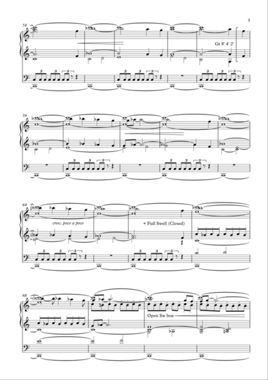 Interstellar Organ Solo scores gallery preview page 3