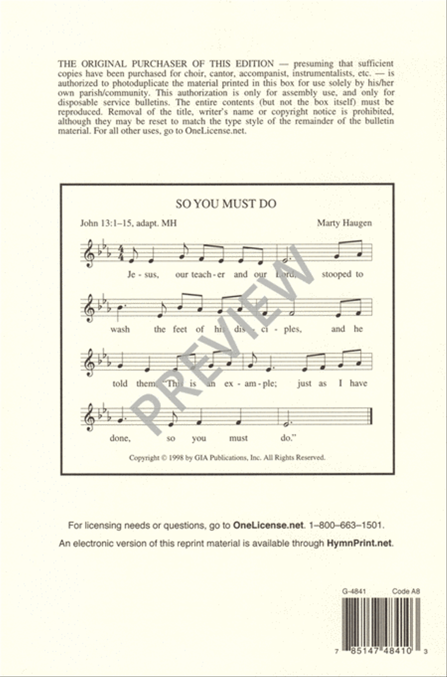 So You Must Do So You Must Do 4-Part scores gallery preview page 8