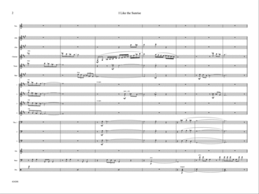 I Like the Sunrise (from the Liberian Suite): Score Jazz Ensemble scores gallery preview page 6