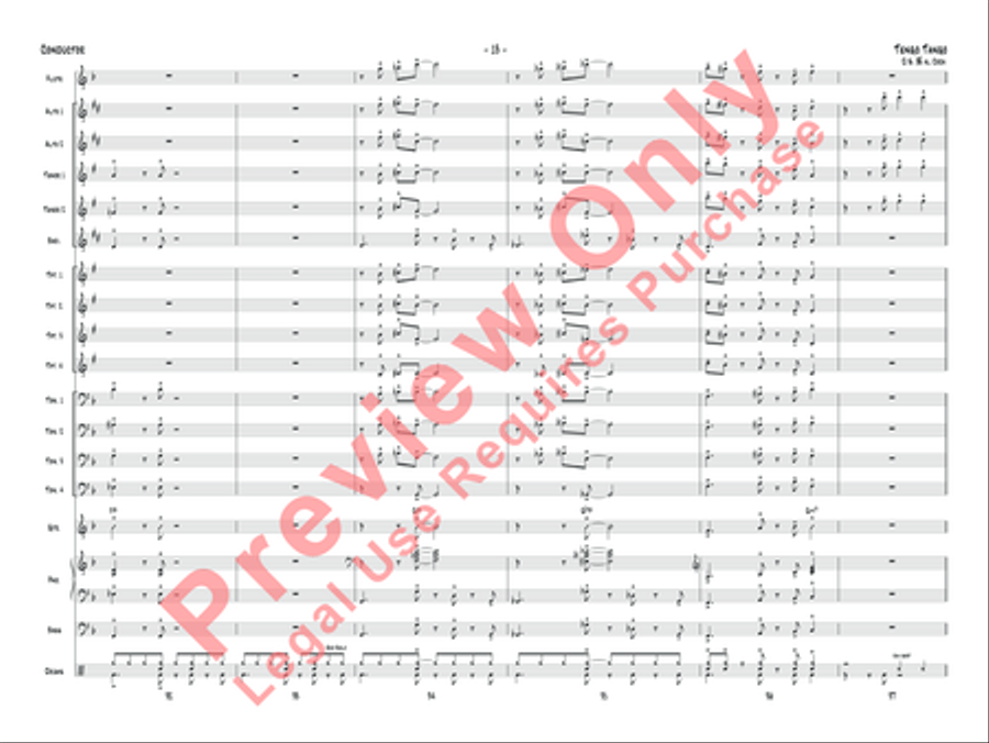 Tengo Tango Jazz Ensemble scores gallery preview page 14