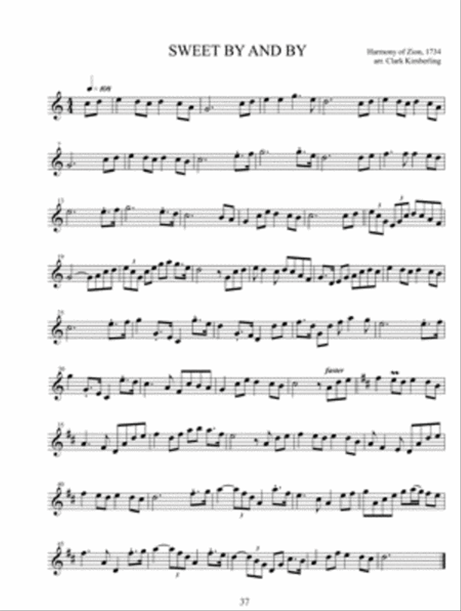 Solos for Soprano Recorder, Collection 5: American Melodies after 1865 Flute scores gallery preview page 3
