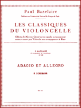 Book cover for Adagio & Allegro Op. 70 - Classiques No. 50