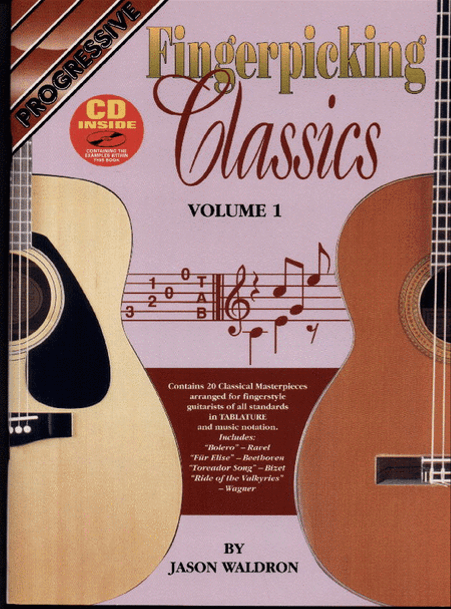 Progressive Fingerpicking Classics 1 (Book/CD) Fingerpicking Guitar scores gallery preview page 1
