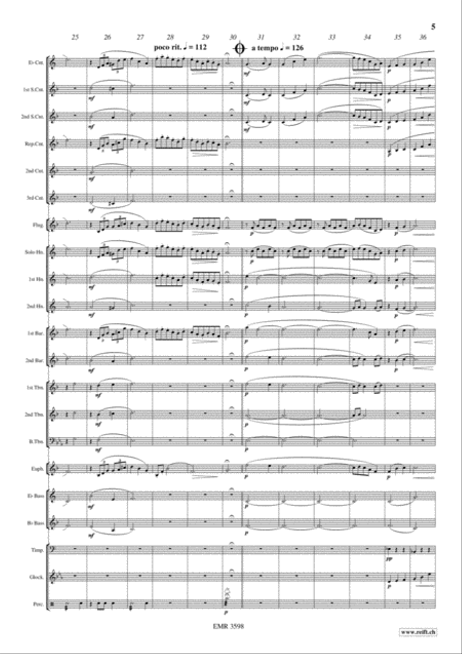 Les Adieux Brass Band scores gallery preview page 6