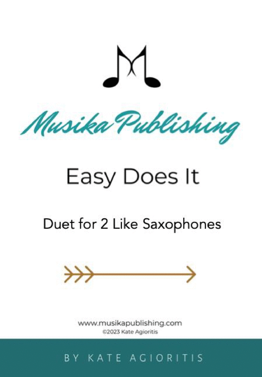 Easy Does It - Jazz Duet for 2 Like Saxophones image number null