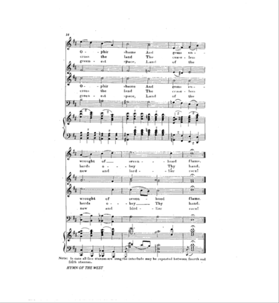 Hymn of the West Hymn of the West Concert Band scores gallery preview page 17