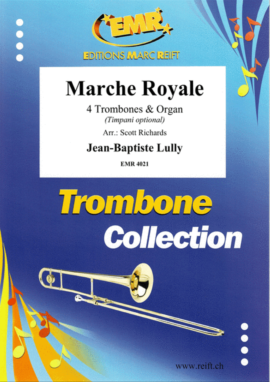 Marche Royale Trombone Quartet scores gallery preview page 1