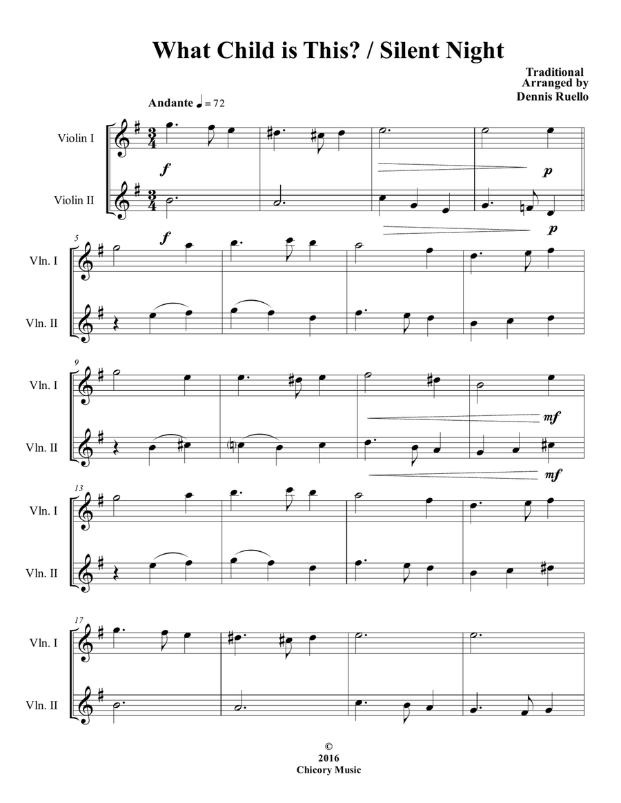 What Child is This / Silent Night - 