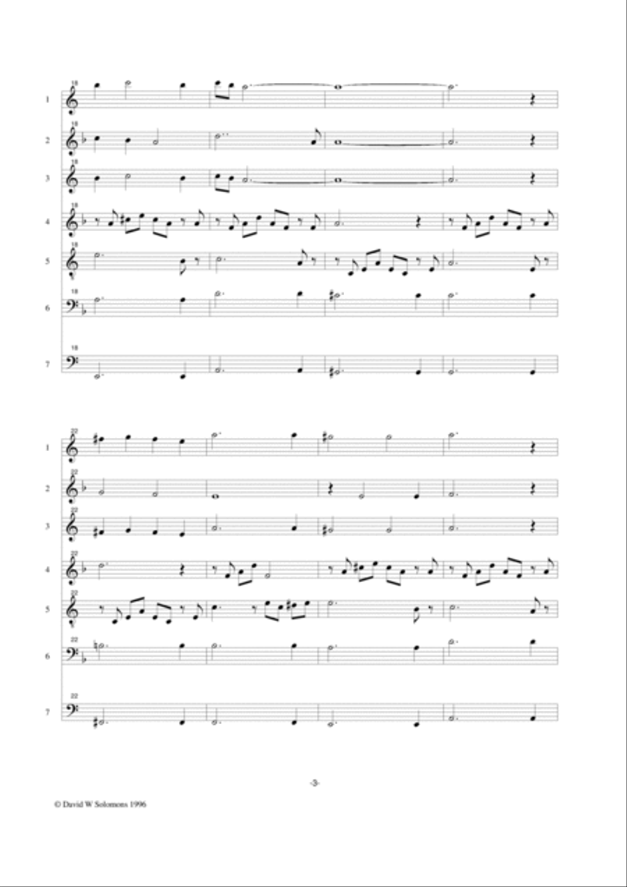 L'incantatrice del Norte (The Enchantress of the North) for ocarina septet ocarina scores gallery preview page 3