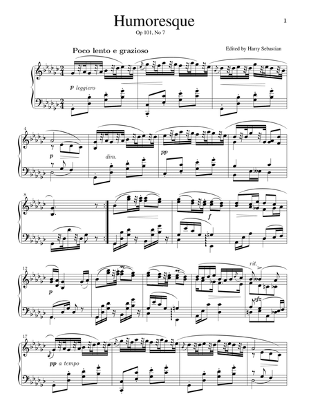 Antonín Dvořák - Humoresque Op.101 No.7 image number null