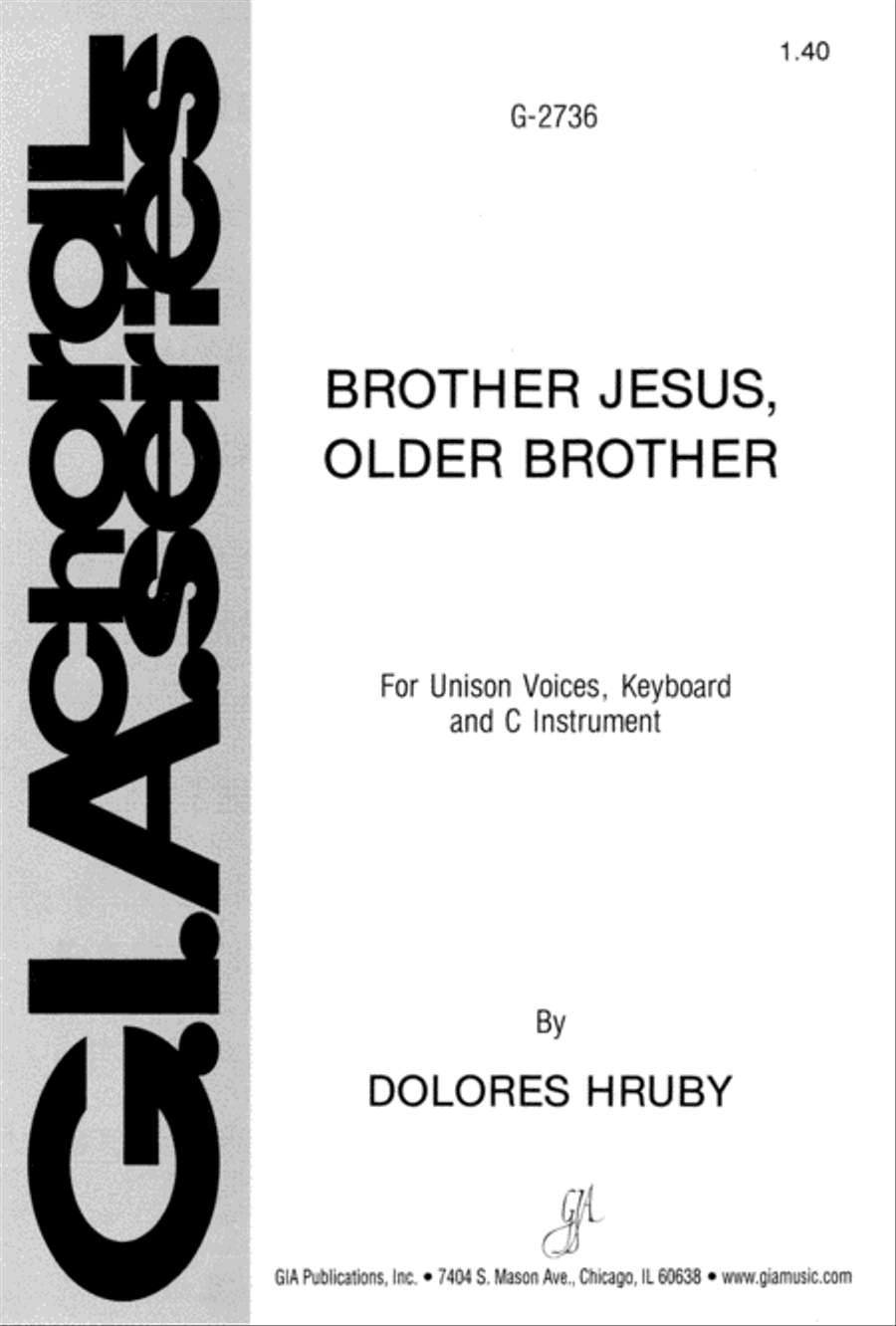Brother Jesus, Older Brother Unison Choir scores gallery preview page 1