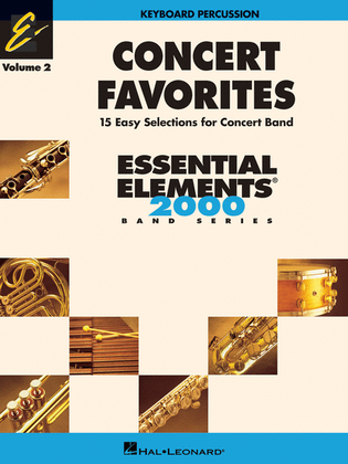 Book cover for Concert Favorites Vol. 2 – Keyboard Percussion