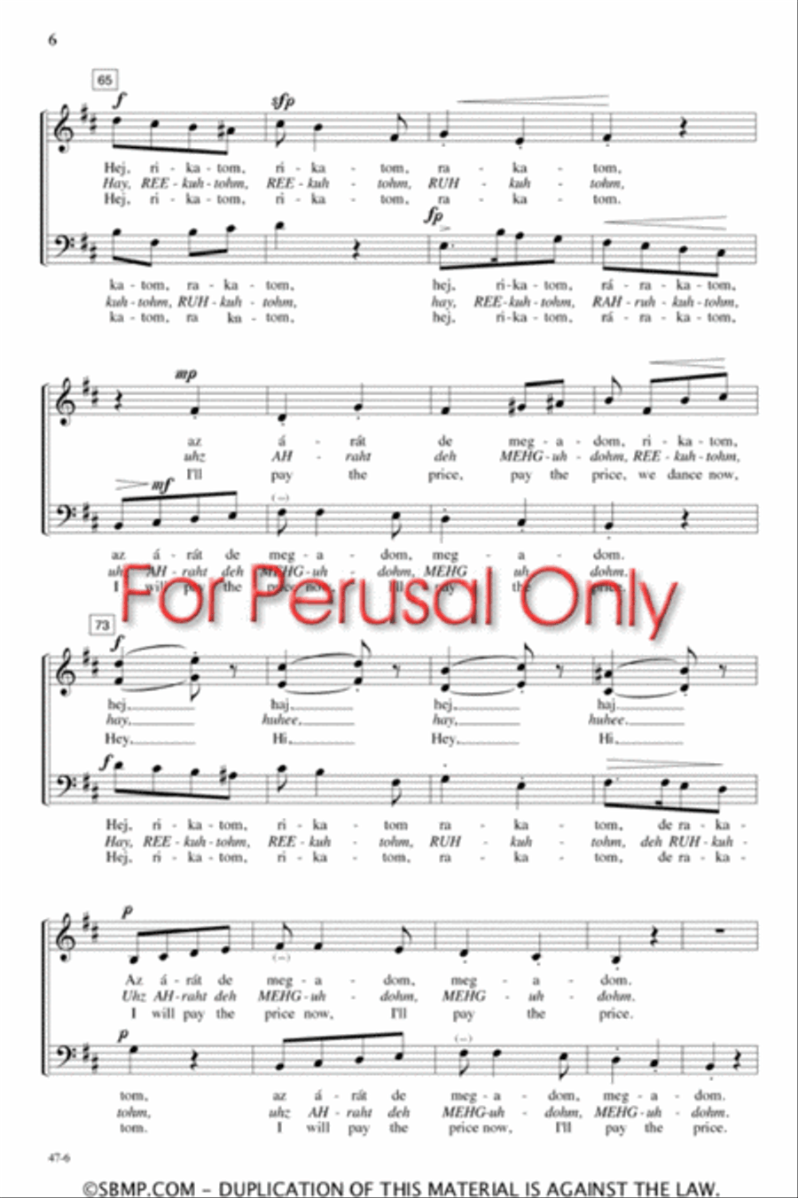Erik A Som 4-Part scores gallery preview page 6