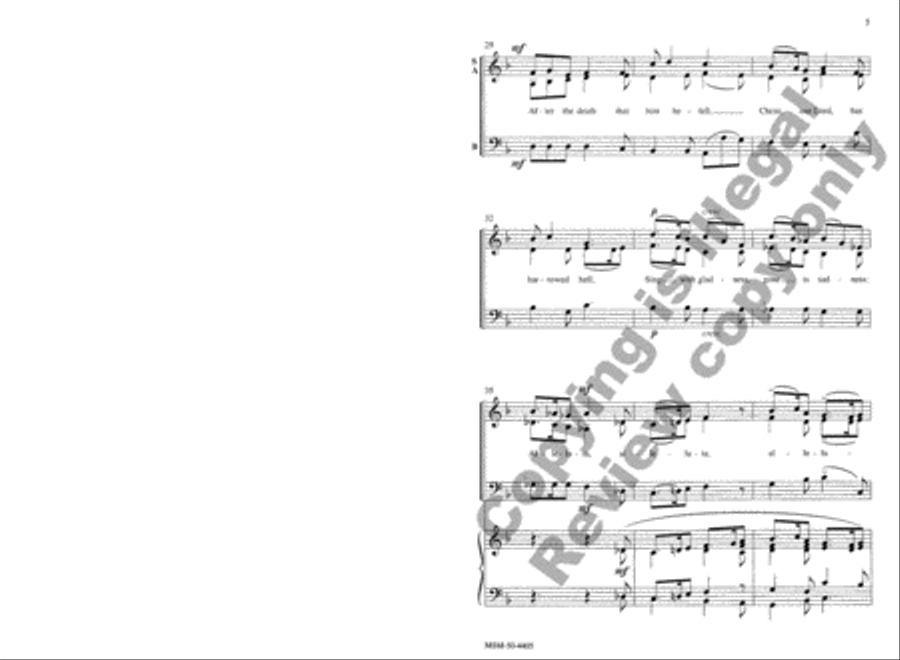 O Risen Lord O Risen Lord 3-Part scores gallery preview page 5