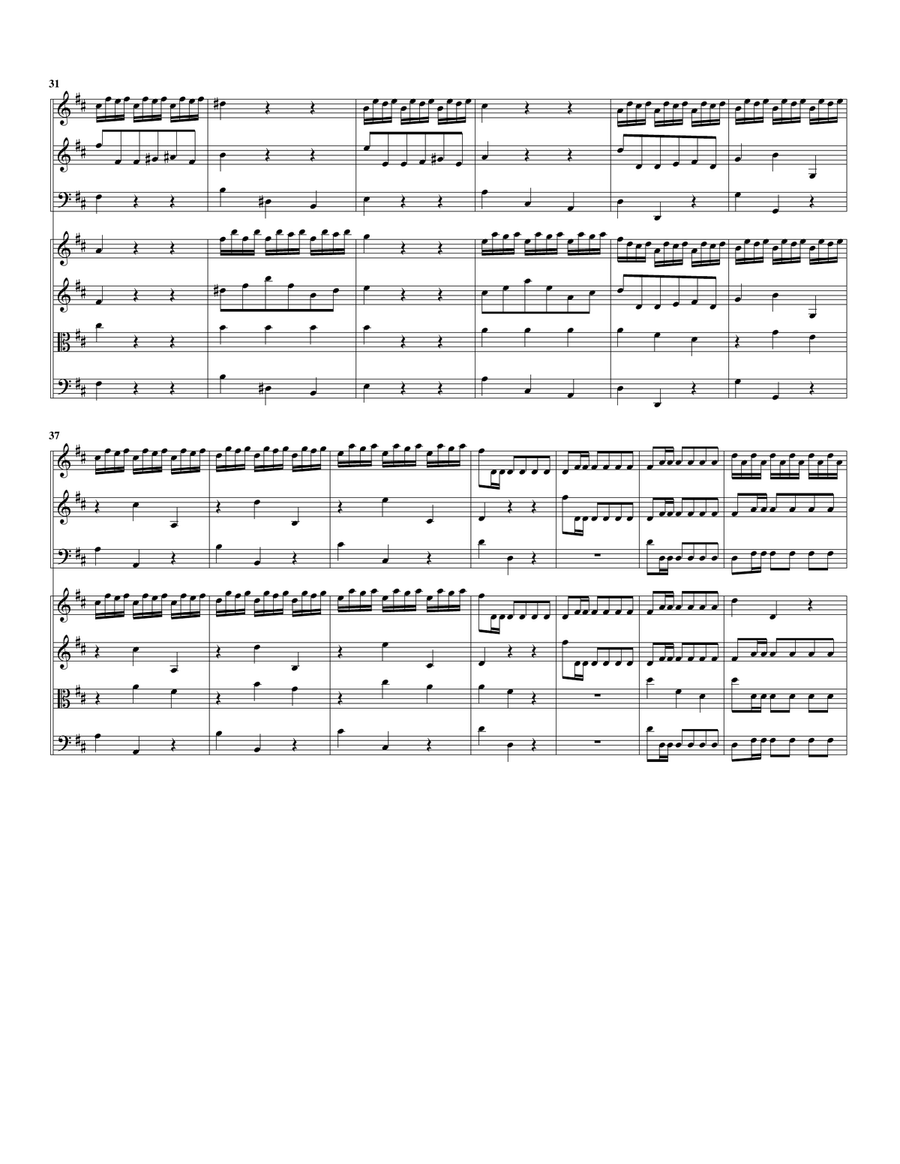 Concerto grosso, Op.6, no.7 (Original) Cello scores gallery preview page 3