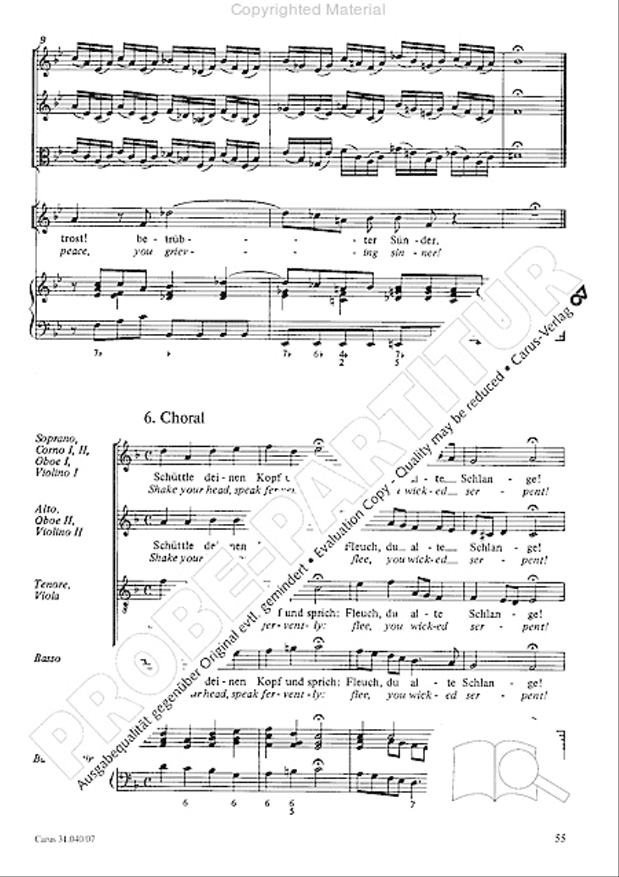 Christ was manifested for this purpose (Dazu ist erschienen der Sohn Gottes) ATB scores gallery preview page 57
