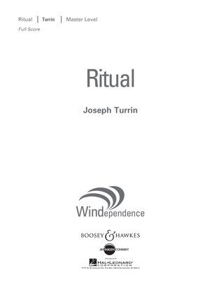 Ritual - Conductor Score (Full Score)