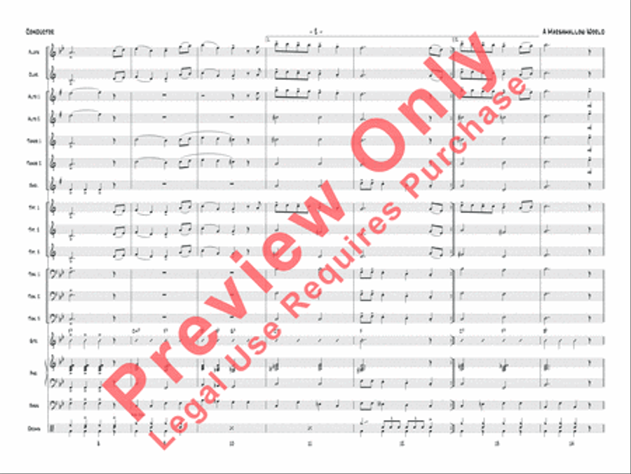 A Marshmallow World Jazz Ensemble scores gallery preview page 3
