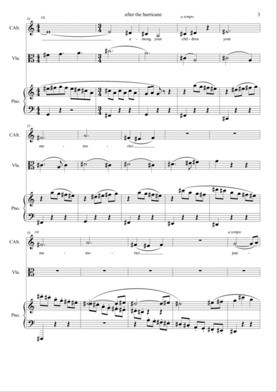 After the hurricane After the hurricane Voice scores gallery preview page 3