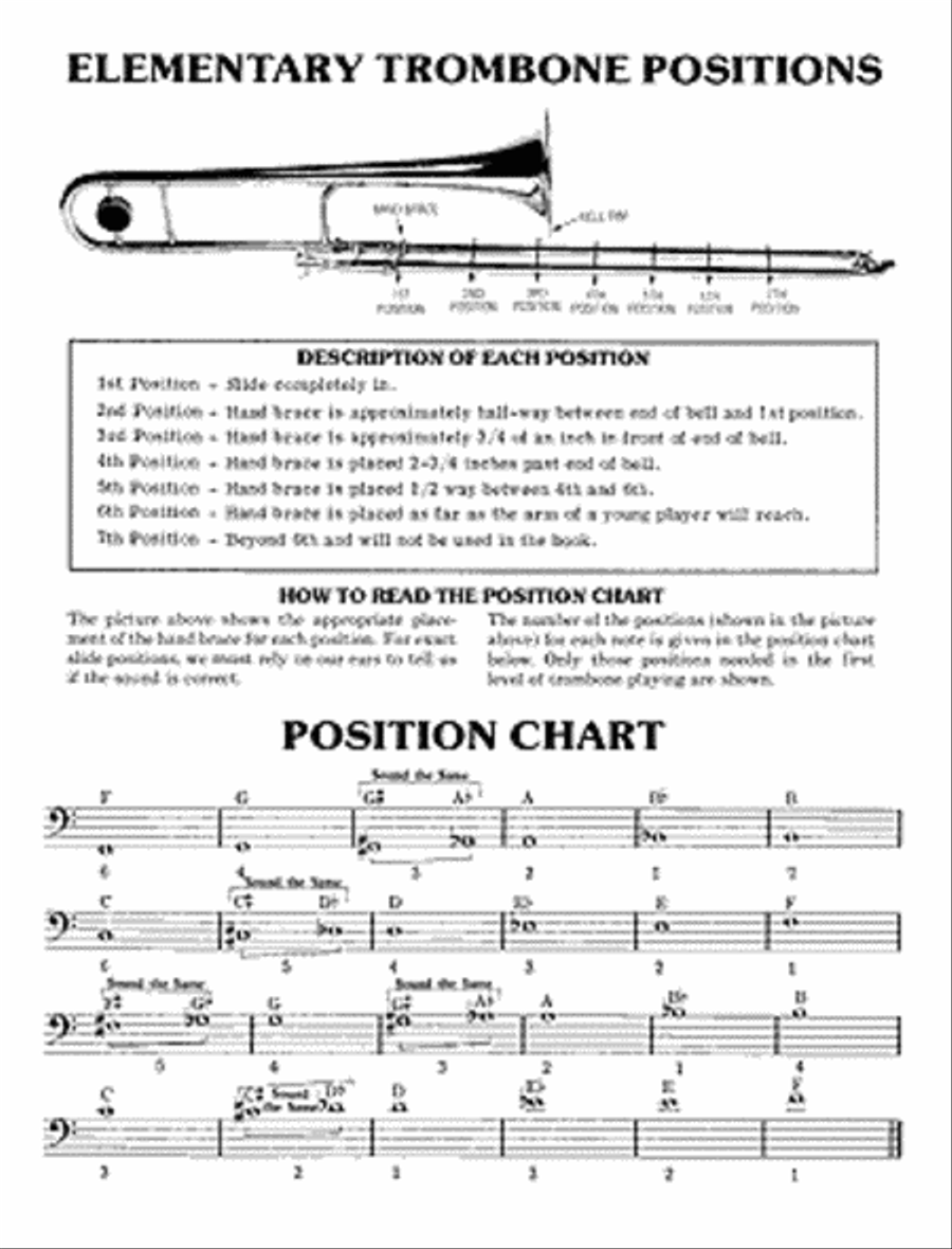 Trombone Position Chart Trombone scores gallery preview page 3