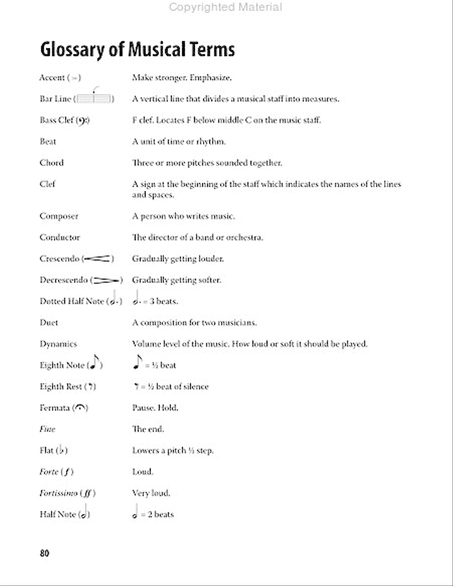 The Ultimate Substitute Teacher's Music Resource Guide Teacher Editions scores gallery preview page 10
