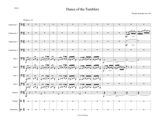 Dance of the Tumblers arranged for tuba ensemble with percussion