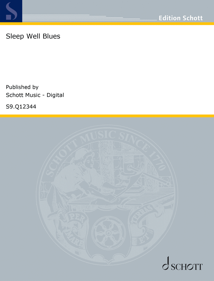 Sleep Well Blues Piano Solo scores gallery preview page 1