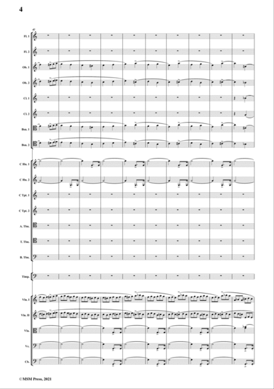 Schubert-Symphony No.9(The Great),D.944 No.4,for Orchestra Chamber Orchestra scores gallery preview page 6