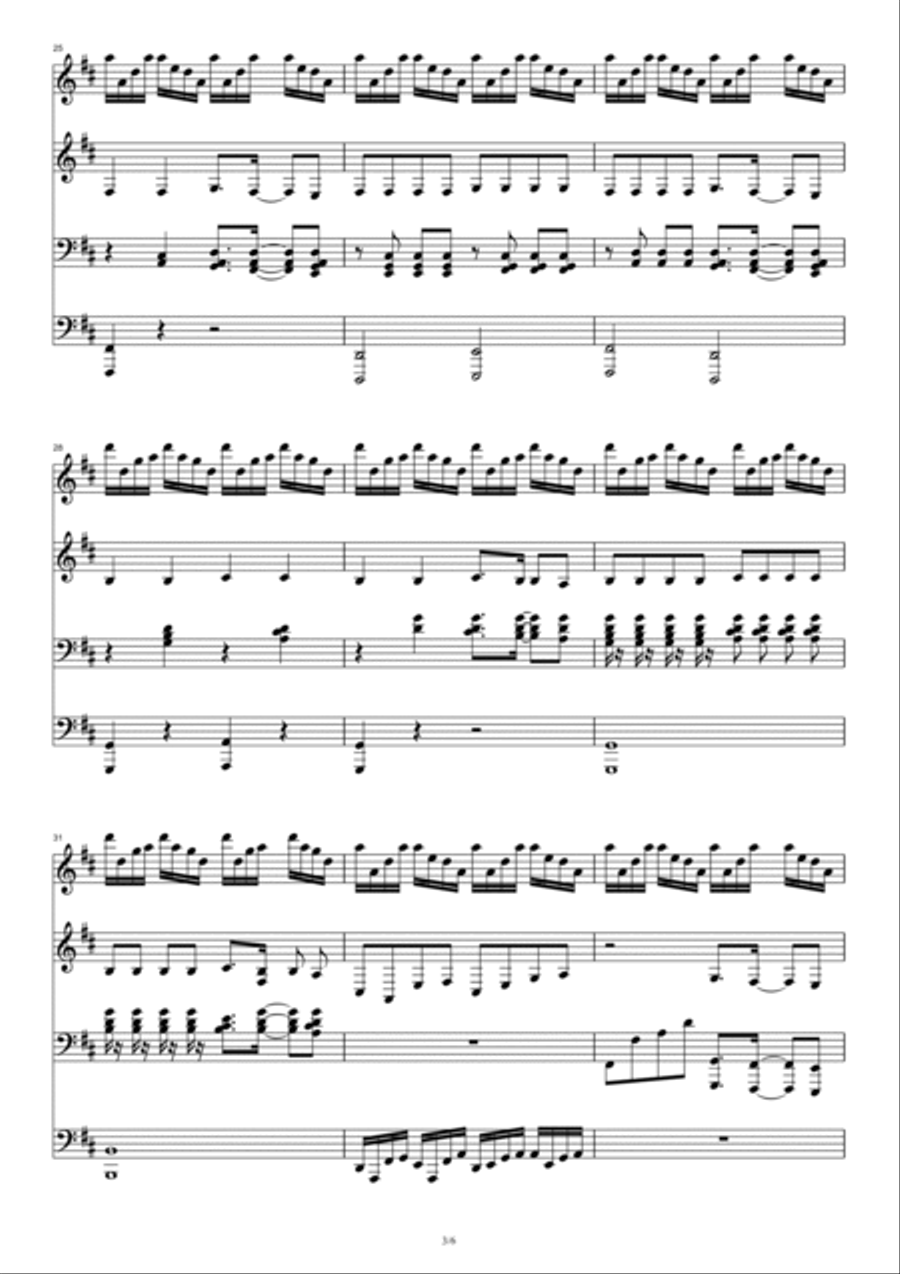 Summer Piano Solo scores gallery preview page 3