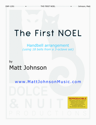 The First Noel-Handbells, with piano accompaniment - REPRODUCIBLE