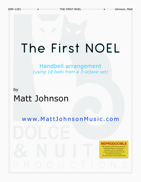 The First Noel-Handbells, with piano accompaniment - REPRODUCIBLE image number null