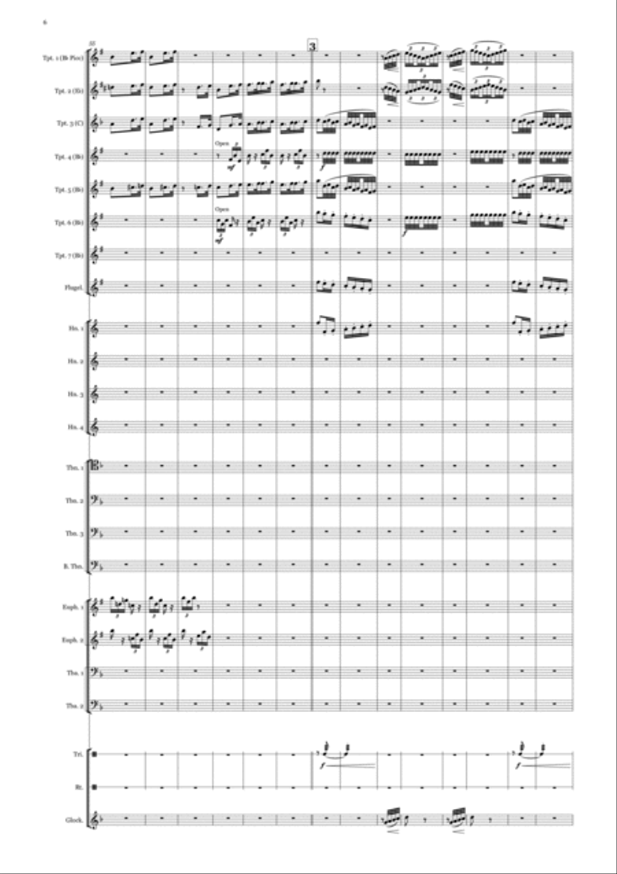 Pini di Roma Brass Ensemble scores gallery preview page 6