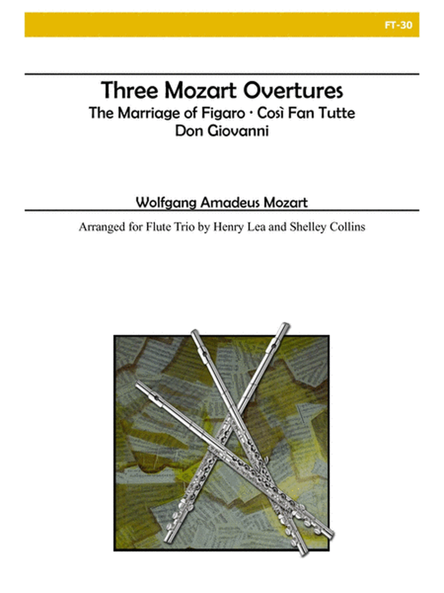 Three Mozart Overtures for Flute Trio
