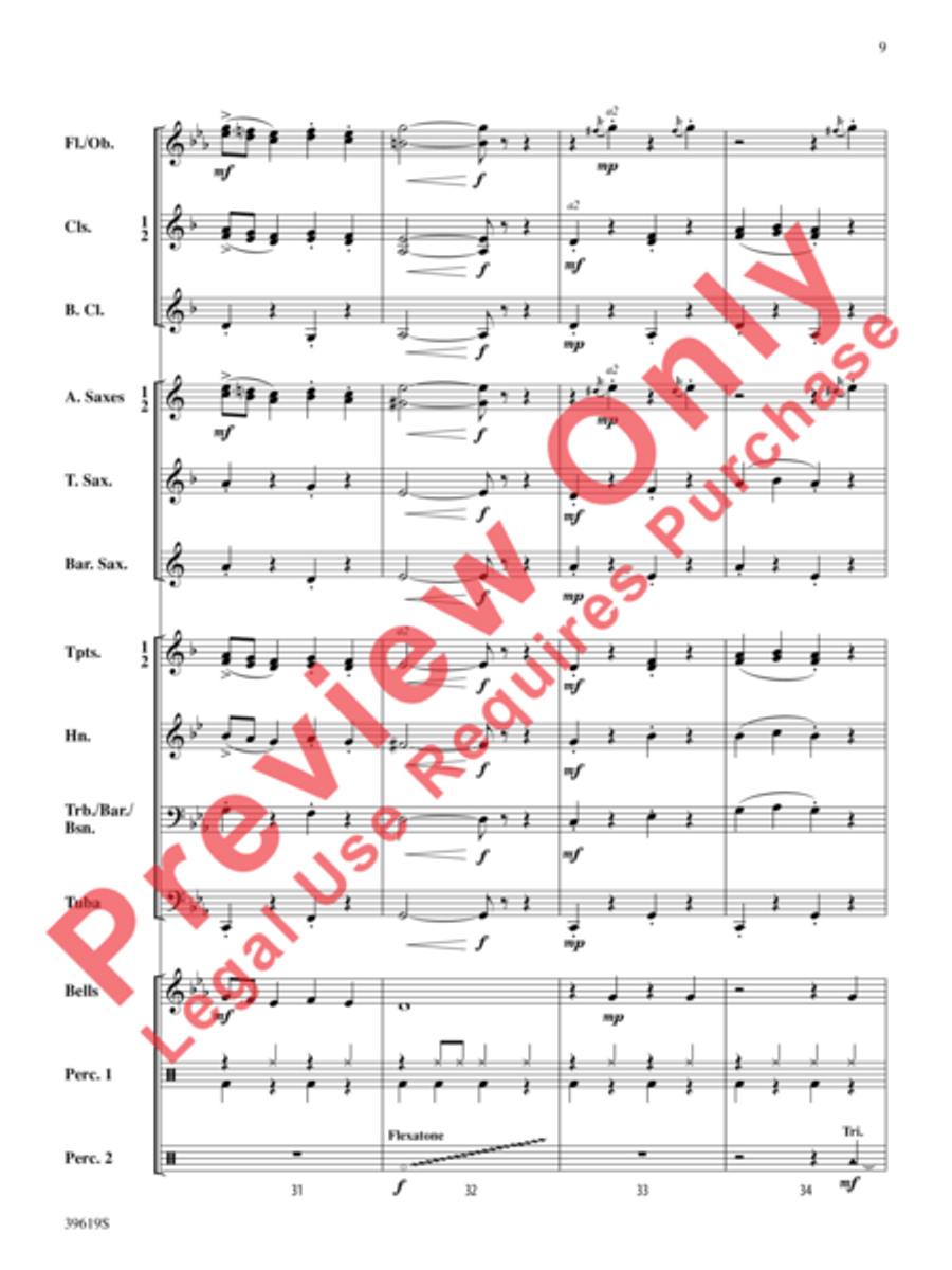 The Noise in the Basement Concert Band scores gallery preview page 10