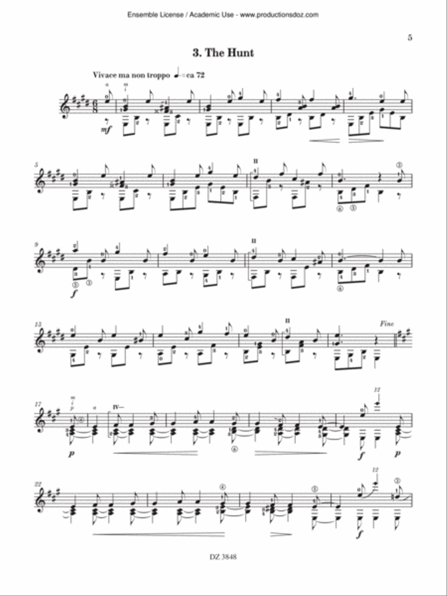 15 Études 15 Études Classical Guitar scores gallery preview page 5